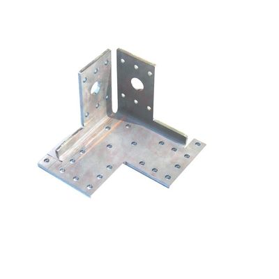 90 graden L-vormige stalen hoekbeugel Stempelhardware Deel 0,1-3,0 mm Dikte