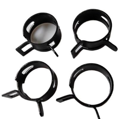 OEM Plaatmetalen Fabricatieonderdelen Roestvrij staal Spring Clip met kleurverf afwerking
