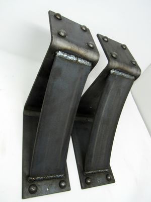 Op maat gemaakte metalen stalen frame structuur Lasfabricatie voor metalen stempelbeugel
