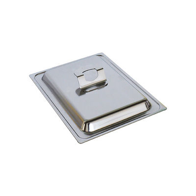 Cold Buffet Tray Display Tray met deksel Nickel Plated Custom roestvrij staal voedsel
