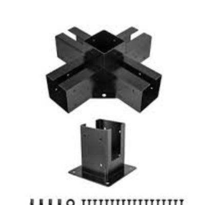 0.4-3 mm dikte staal pergola brackets kit voor op maat gemaakte eisen door nanfeng