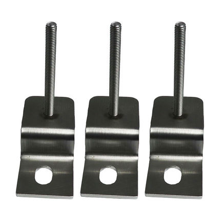 Aanvaardbaar Kleine bestelling Nanfeng Custom Stamping Zwarte Metalen Bracket Custom Service