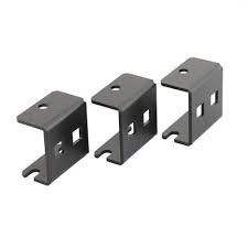 Multifunktioneel 290g Kanaal Dubbel Slotted Wall Verticale Metalen Plank Bracket Glas Hangend