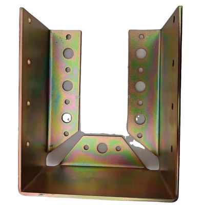 0.4-3 mm Dikte Houten connector Joist Hanger met op maat gemaakte beugel stempende onderdelen