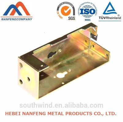Op maat gemaakte kleuren metalen stempelonderdelen Beste standaardprecisie