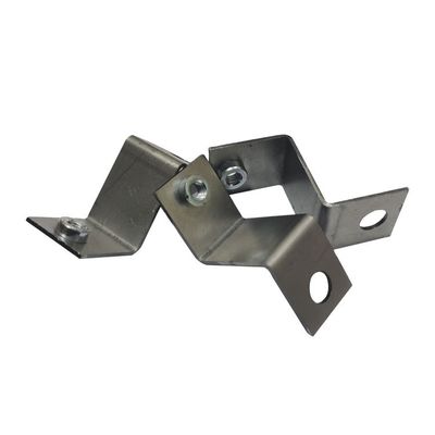 0.4-3 mm Dikte Custom Carbon Steel Stamping Parts Brackets Mount Metal Bracket