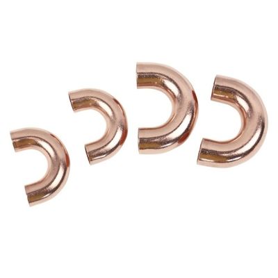 0.5mm-25mm Dikte Custom OEM Koper U Bend met 180 graden Elbow Pipes en Fittings