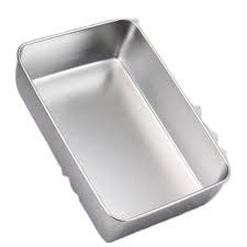 Aanpassing 304 roestvrij staal rechthoekig vierkante ovenbak met aluminium materiaal