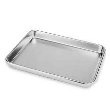 Aanpassing 304 roestvrij staal rechthoekig vierkante ovenbak met aluminium materiaal