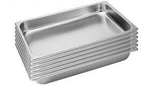 Aanpassing 304 roestvrij staal rechthoekig vierkante ovenbak met aluminium materiaal