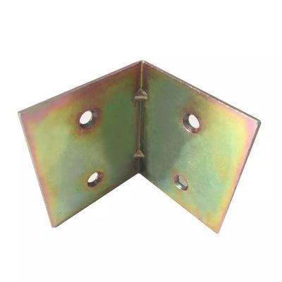 Eenzijdige structuur Metalen beugel op maat met zwart poeder gecoat roestvrij staal