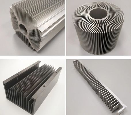 Kleine bestelling aanvaardbare aluminium CNC-radiator metalen onderdelen voor industriële toepassingen