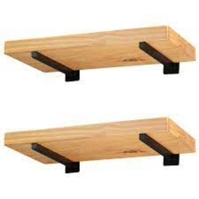 Gepersonaliseerde muur gemonteerde plankbeugels met stempelhardware onderdeel en kleur opties