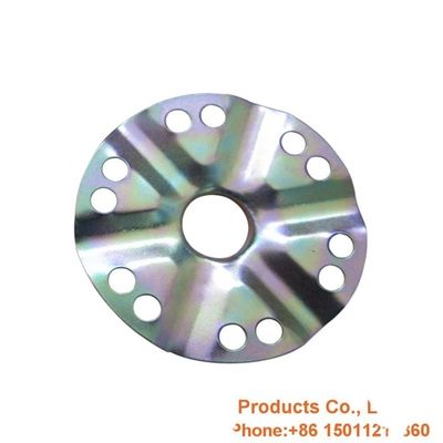 Op maat gemaakte kleuren aluminium plaat metalen stempel onderdelen gemaakt door Nanfeng in top standaard