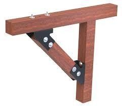 Goedkope aangepaste stalen houten connector voor hout Corrosiebestendige en duurzame