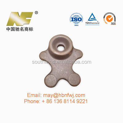 Kleine bestellingen aanvaard Nanfeng aangepaste plaat metalen onderdelen met Dacromet coating