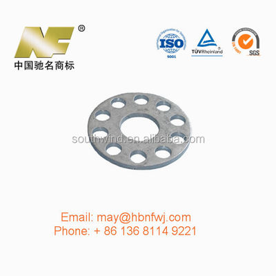 Kleine bestellingen aanvaard Nanfeng aangepaste plaat metalen onderdelen met Dacromet coating