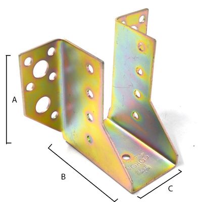 Kleine bestelling aanvaardbaar Custom Zwart of gekleurde hoekcode van Nanfeng Company