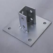 Op maat gemaakte metalen connectorpostbasisbeugel met een doorlooptijd van 15-25 werkdagen