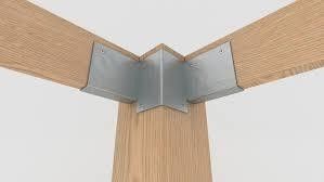 Stempeloperatie Laser snijden op maat gemaakt staal en roestvrij staal houten benen Brackets
