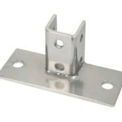 Floor Mount Base Plate Op maat gemaakte staal en roestvrij staal voor CNC-bewerking