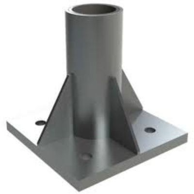 Floor Mount Base Plate Op maat gemaakte staal en roestvrij staal voor CNC-bewerking