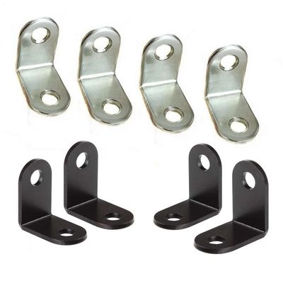 Op maat gemaakte kleine metalen bevestigingsstukken van roestvrij staal voor het bevestigen van witte beugels