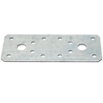 Op maat gemaakte metalen stempelonderdelen L-vormige beugel voor autocomponenten van roestvrij staal