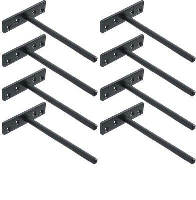 Metalen beugel van gecoate koolstofstaal voor het bevestigen van tafelstukken op maat
