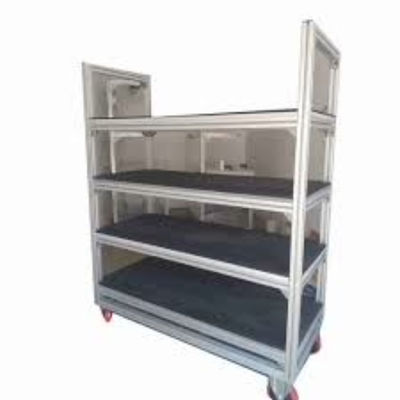 Op maat gemaakte kleur aluminium boutenloze opslagruimte voor georganiseerde opslag