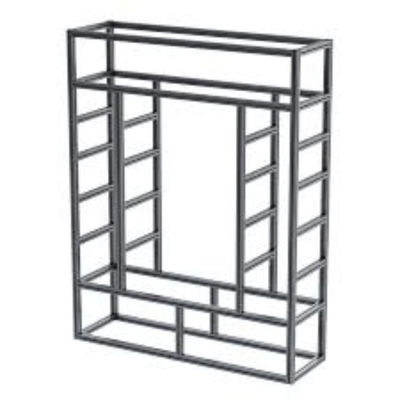 Op maat gemaakte kleur aluminium boutenloze opslagruimte voor georganiseerde opslag